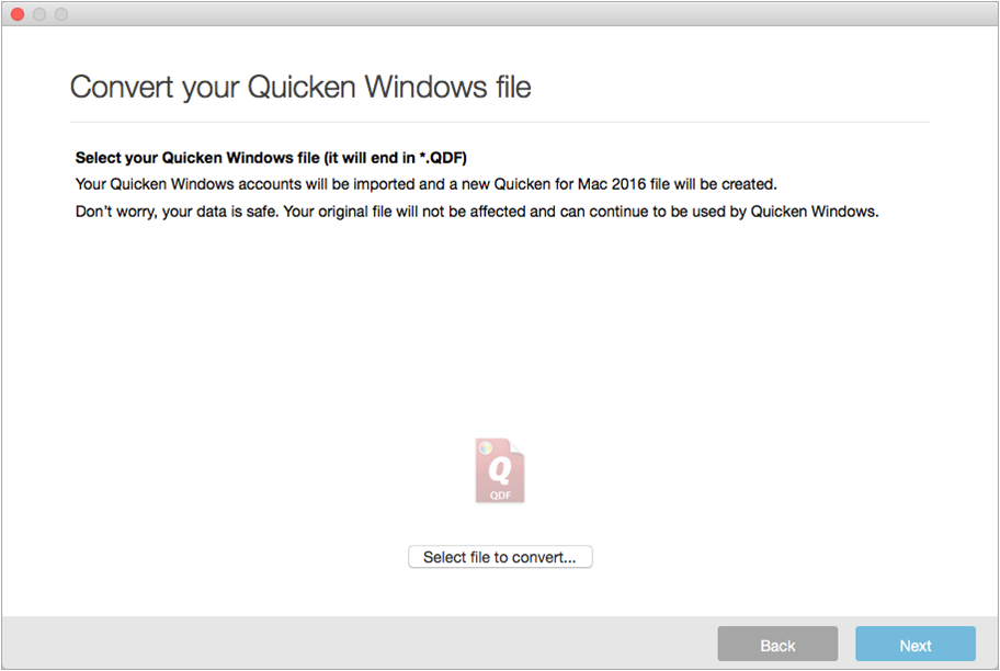 quicken for mac to gnucash file converter